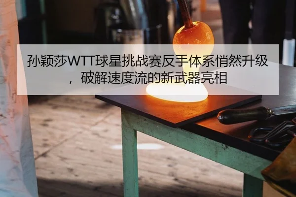 孙颖莎WTT球星挑战赛反手体系悄然升级，破解速度流的新武器亮相